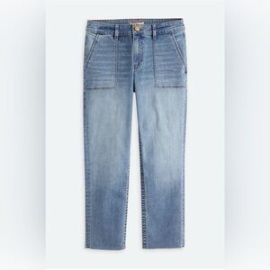 Kut from the Kloth Light Blue Stevie Crop Straight Jeans